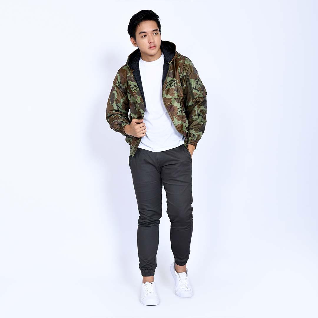 Bomber Loreng Coklat Muda 7